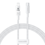 USB-C - Lightning Кабель Baseus Gem Charging+Data 20W 1m - Moon White