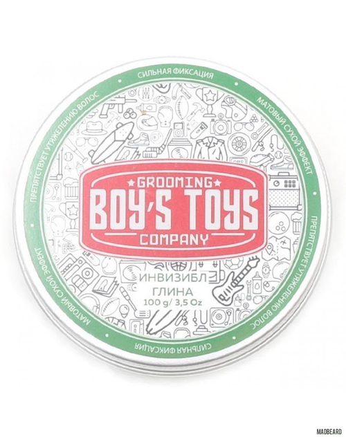 Boy's Toys Invisible Clay - Глина для укладки волос 100 гр