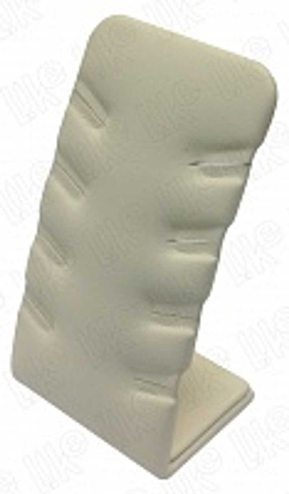 Подставка для 4 пар пусет/боковые прорези/поролон/ф.№6 (2 вертикальные резинки)