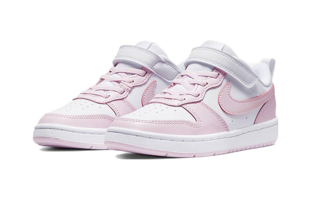Детские кроссовки Nike Court Borough Low 2 'White Pink Foam' DQ0473-100