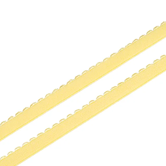 Резинка отделочная желтая 10 мм, 641/10