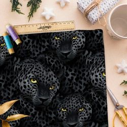 Ткань Ниагара Софт ночная кошка
