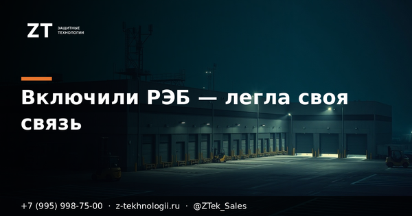 Включили РЭБ — легла своя связь. Что делать Включили РЭБ — легла своя связь. Что делать