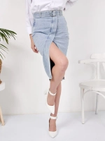 ✿ Юбка джинсовая миди с разрезом ✿