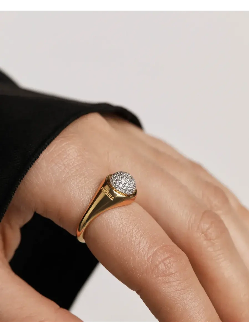 Кольцо Moon Pavé