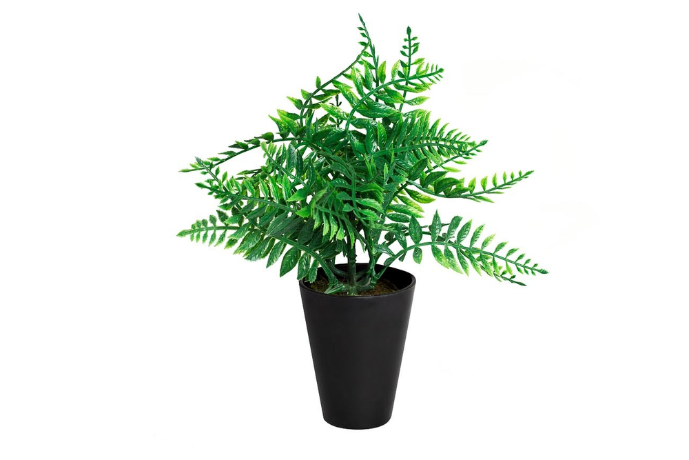 Искусственный цветок Папоротник в горшочке 25см Garda Decor 8J-18CK0018