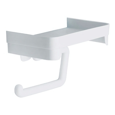 Держатель для туалетной бумаги с полочкой