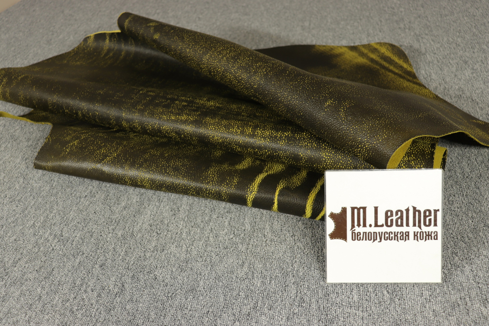 1,8-2,2мм Юфть Желтая Лофт+Плита Алмаз