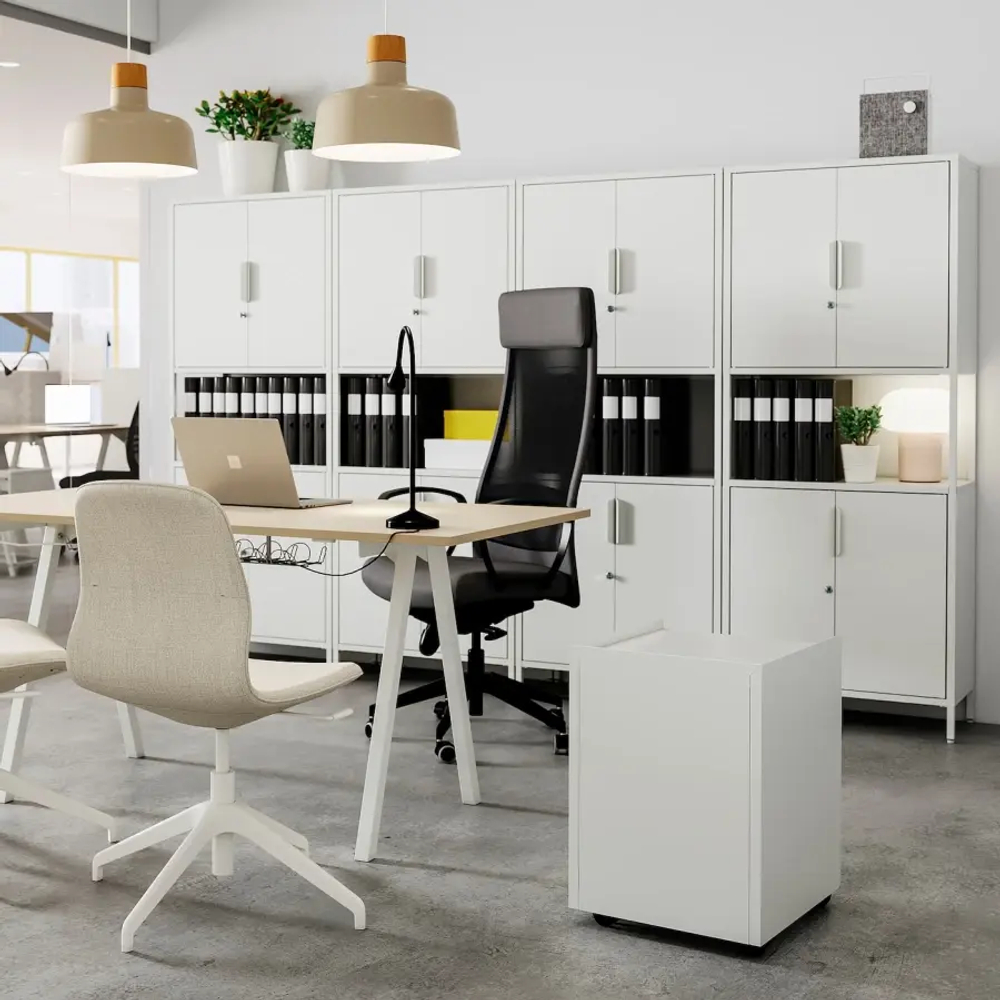 Шкаф - TROTTEN IKEA/ ТРОТТЕН ИКЕА,  173х70 см, белый