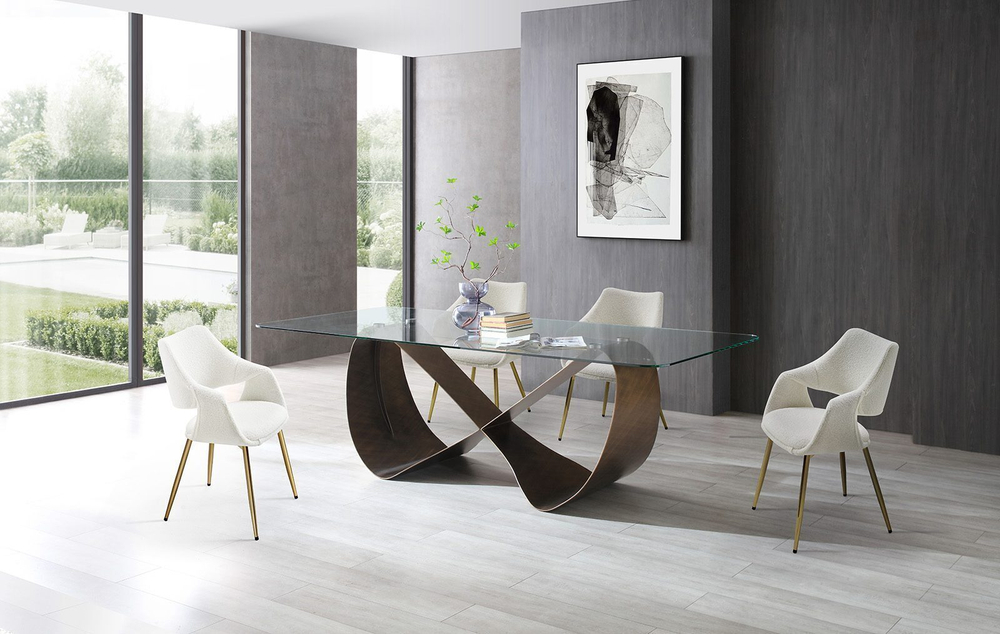 Стул JY6145Q белый IPD1859-1/золото