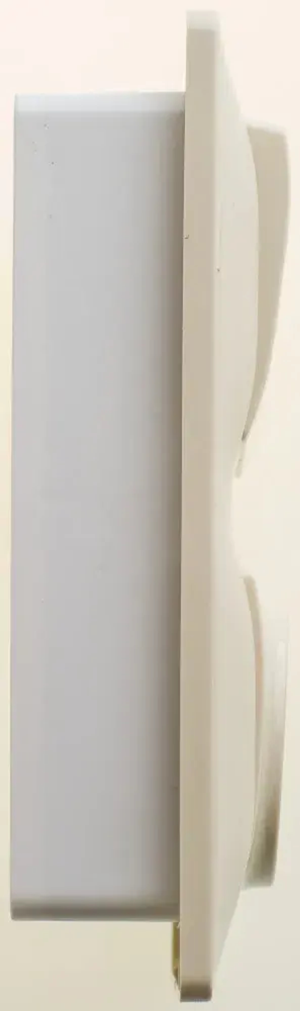 GLOSSA БЛОК: РОЗЕТКА без заземления + 2-клавишный ВЫКЛЮЧАТЕЛЬ с подсветкой, БЕЖЕВЫЙ