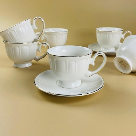 Lenardi 305-102 Кофейный набор 12пр. 140мл в под.уп.(х12)Фарфор
