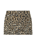 Юбка Denim Leopard Mini