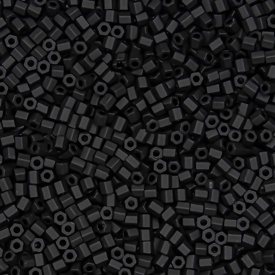 Японский бисер TOHO Hexagon (№49F), непрозрачный матовый