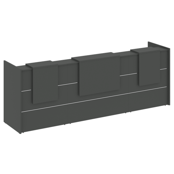 Onix Ресепшн O.R-K-14 Антрацит 3390*766*1187