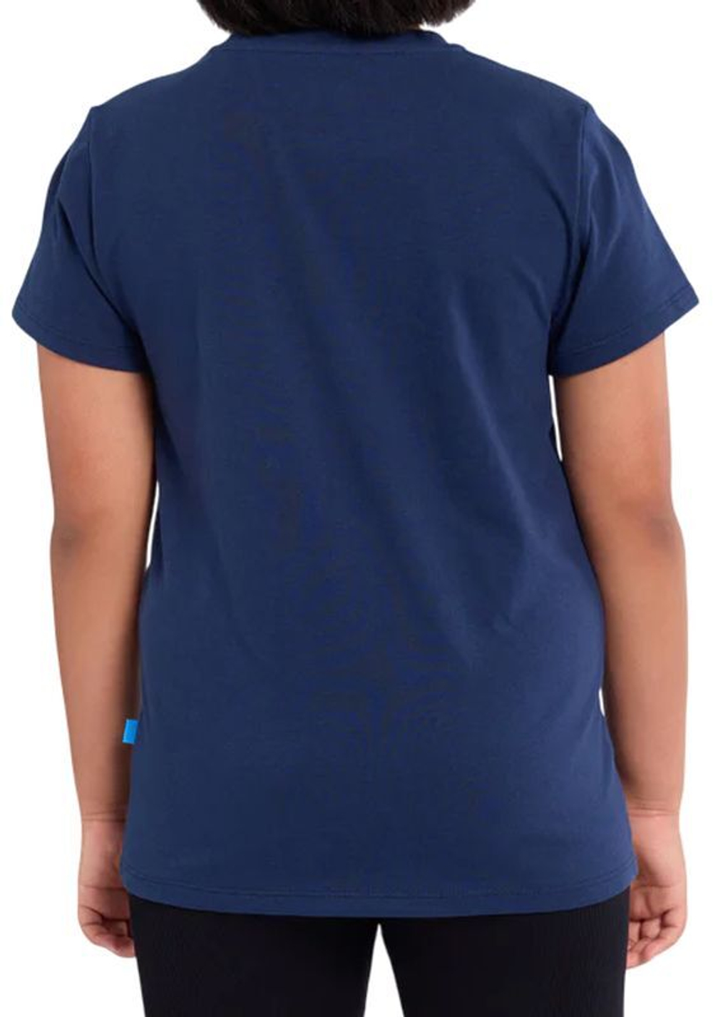 Футболка для девочки теннисная Australian Open Round Logo - небесный