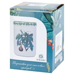 Подставка для столовых приборов " " 9.5х9.5х14см (керамика) (подарочная упаковка)