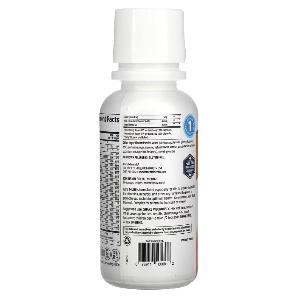 Trace Minerals Kids Multi 237 ml , Мультивитамины для детей