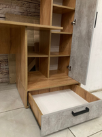 Стол письменный Техно крафт/цемент