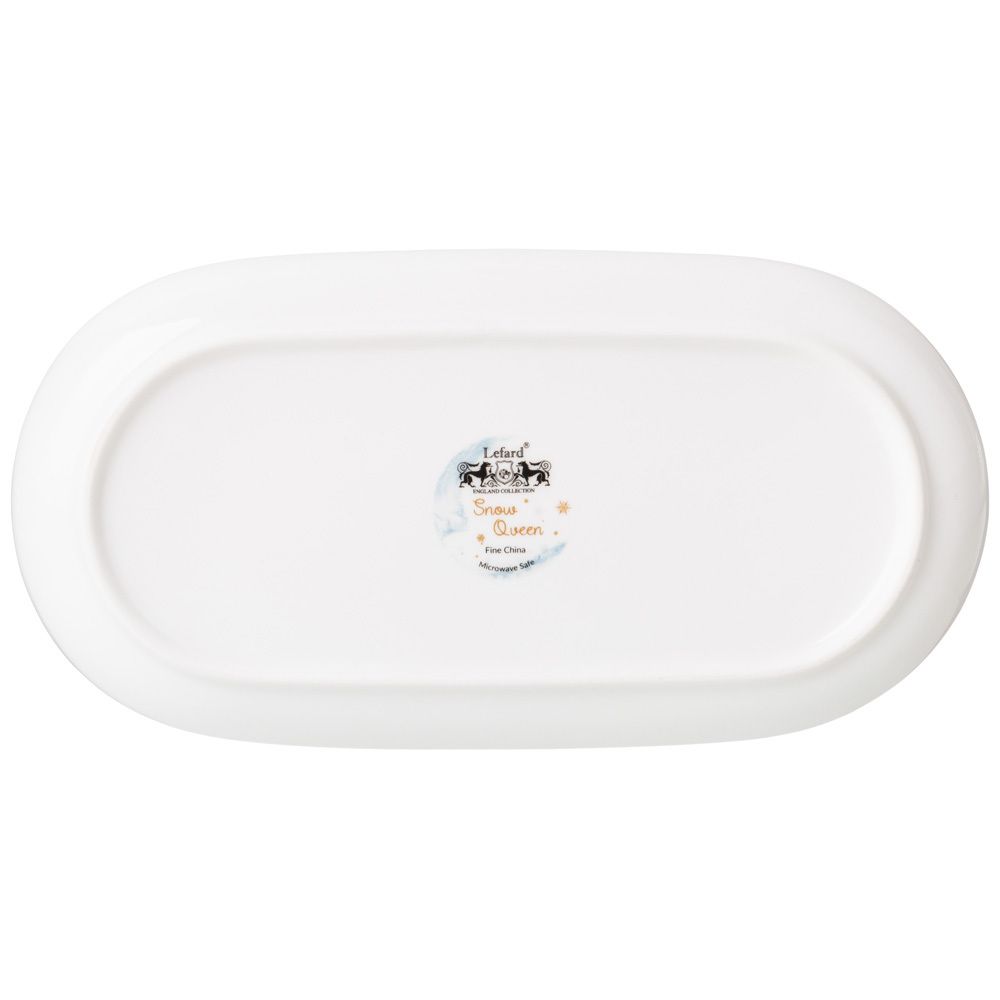 БЛЮДО ОВАЛЬНОЕ LEFARD "СНЕЖНАЯ КОРОЛЕВА" 20,5 СМ (КОР=60ШТ.)
