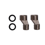 Смеситель для ванны Azario Alanti керамический картридж, длинный излив, с ручным душем, шланг 150 см, графит (AZ-K1732GR)