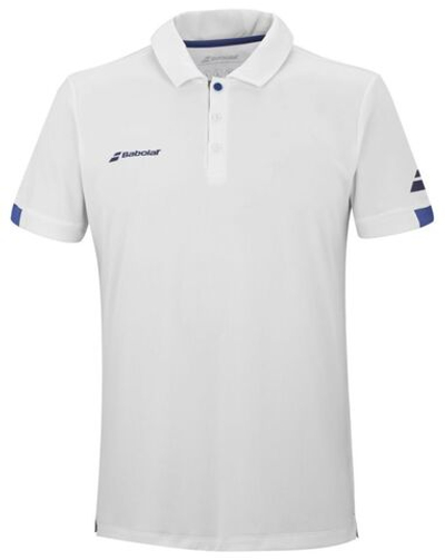 Теннисное поло Babolat Play Polo Men - White