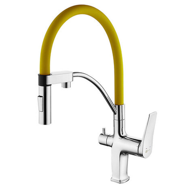 смеситель кухня LEMARK Comfort с подключением к фильтру с питьевой водой LM3074C-Yellow