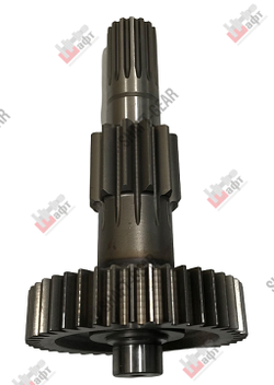 JS125T-1707048-1 - Вал промежуточный демультипликатора (длинный) на КПП