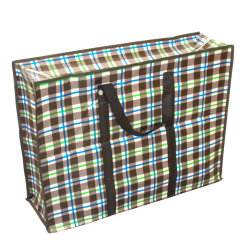 Сумка полипропиленовая 70х57+23см с молнией (1/10шт)