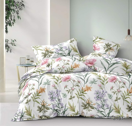 КПБ 2 сп с простыней на рез. 180х200 БЯЗЬ "БР50"