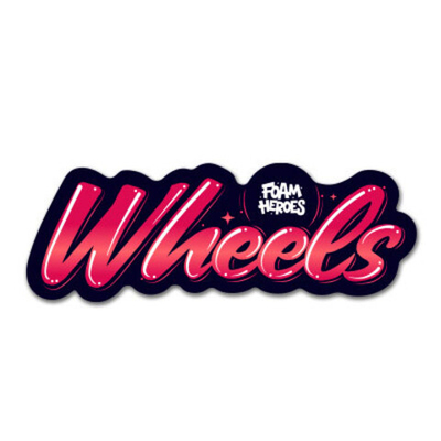 Foam Heroes Bucket Sticker Wheels стикер водостойкий матовый, 21x7.4см.