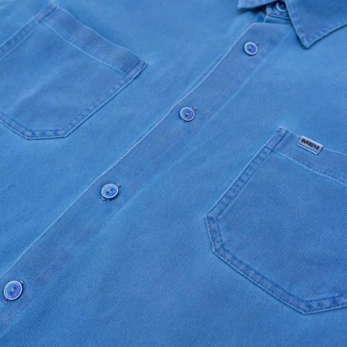Рубашка Меч FW Garment Dyed Sapphire Blue