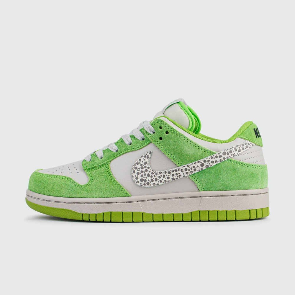 кроссовки Nike Dunk Low Green White Wmns