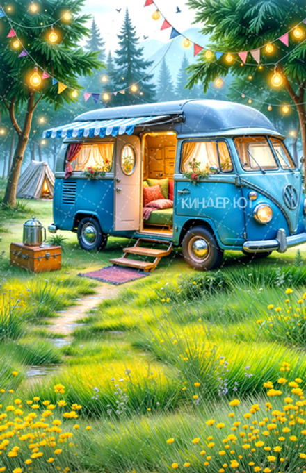 Фотофон "Туристы" арт. ФФ903-49