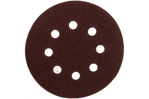 Круг шлифовальный СТАНДАРТ (5 шт; 125 мм; 8 отв; Р80) Зубр 35350-125-080