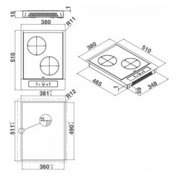 Индукционная варочная панель KitchenAid KHYD2 38510