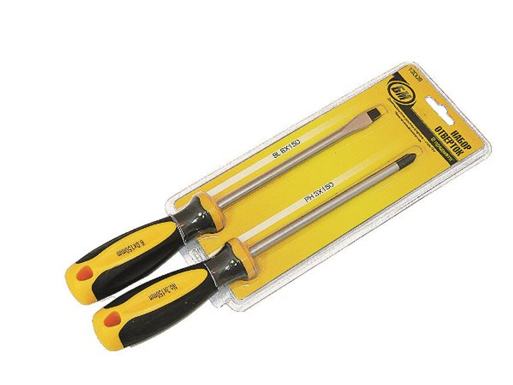 Набор отверток 2 предм SL6x125, PH 2x125 БМ