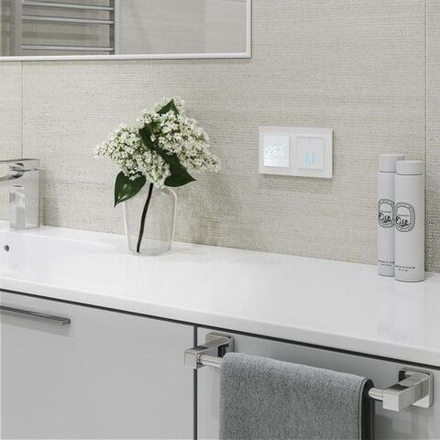 Умный сенсорный терморегулятор для теплого пола (белый)