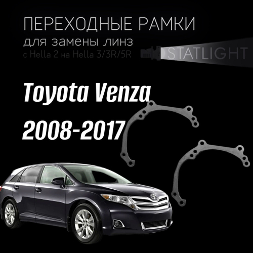Переходные рамки для замены линз в фарах Toyota Venza 2008-2017 ксенон