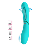 Двусторонний вибратор Baile Lexie – фингеринг, 20 см