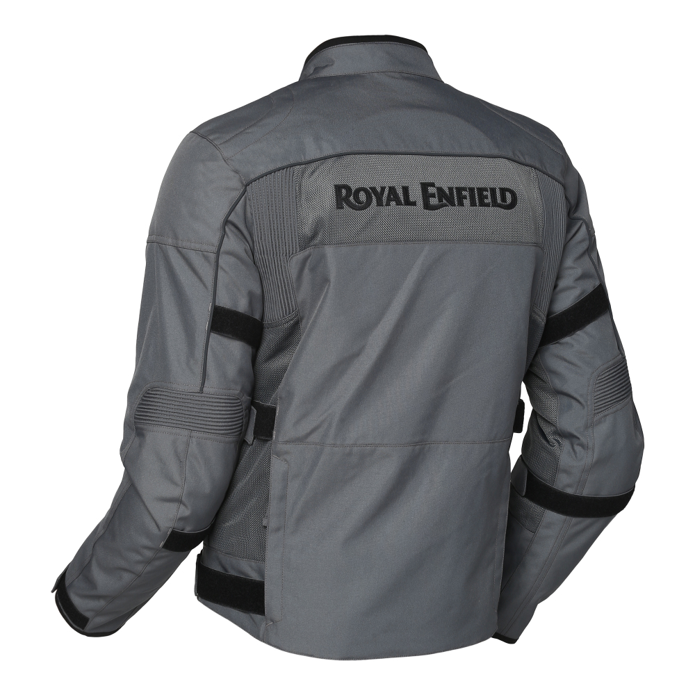 Куртка мужская текстильная Royal Enfield, цвет - серый, размер - XL, арт. RRGJKM000052 (JKSS20R03GREY)