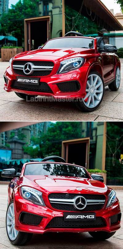 Детский электромобиль "Mercedes-Benz AMG HZB-188" красный