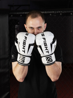 Перчатки для бокса Tomorrow Star Fury White Black