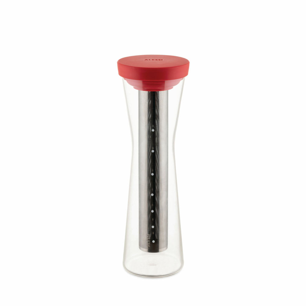 Alessi - Графин Mazagran для холодного кофе, красный / артикул   GIA31 R  / GTIN 8003299466078