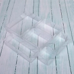 Система хранения - органайзеры в наборе 6шт «ЭДЭЛЬ», прозрачные, микс размеров