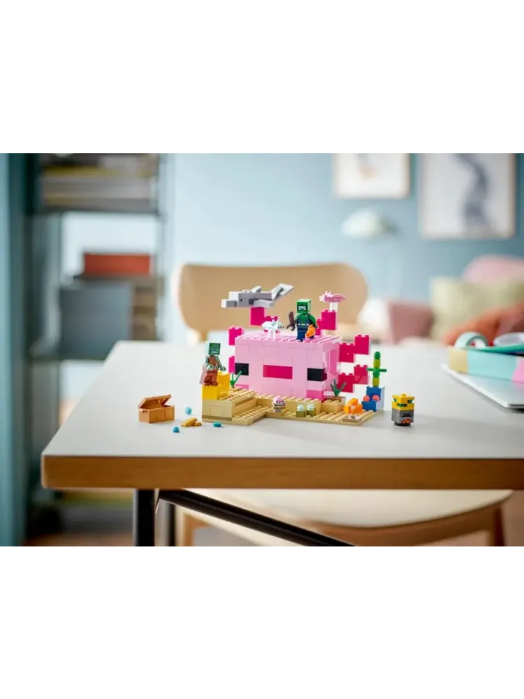 Конструктор Minecraft 21247 Дом аксолотля