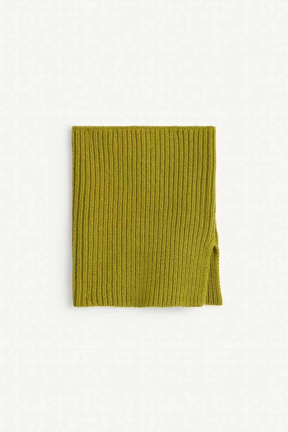 ZARA ВЯЗАНЫЙ СНУД, ОЛИВКОВО-ЗЕЛЕНЫЙ