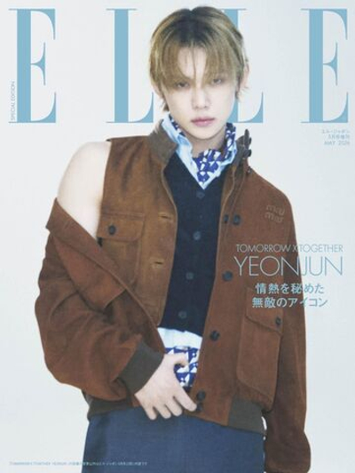 публикация ELLE JAPAN - 2026.05 SPECIAL Edition TXT YEONJUN