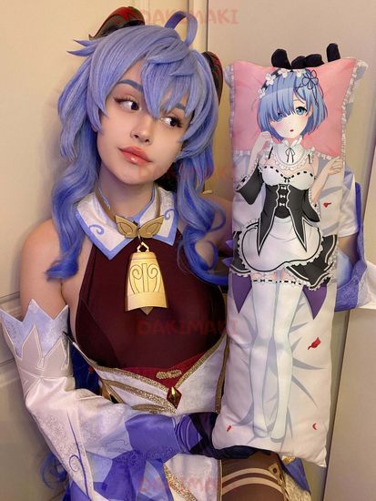 Мини дакимакура Рам и Рем из Re:Zero. Жизнь с нуля в альтернативном мире арт. M0896, 60х20 см