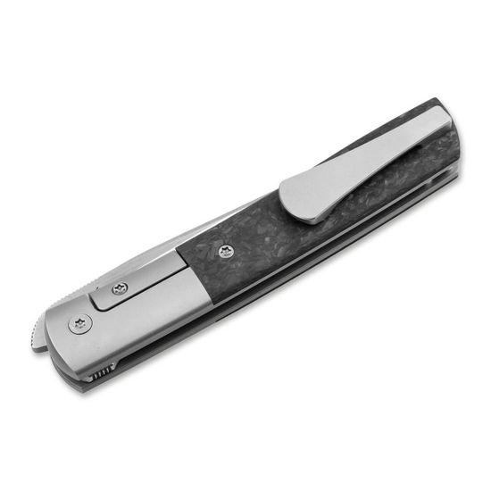 Складной нож Boker 01BO613 Urban Trapper Premium CF c клинком из стали Böhler M390 Microclean®, рукоять титан / карбон